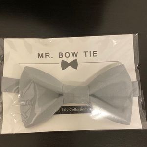 GREY BOW TIE